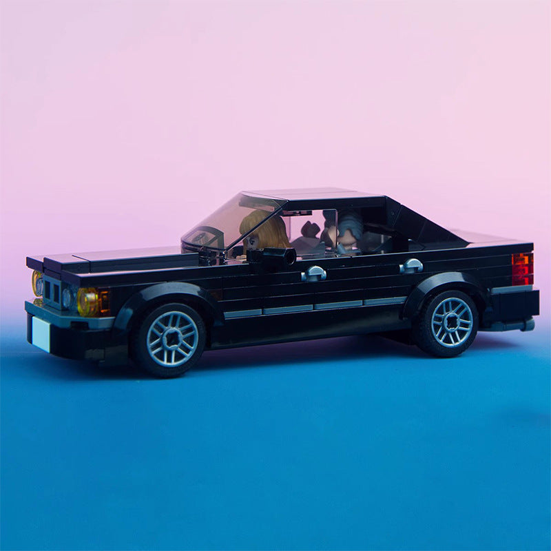 bmw m5 e34 black building set | moc-113659 - 1
