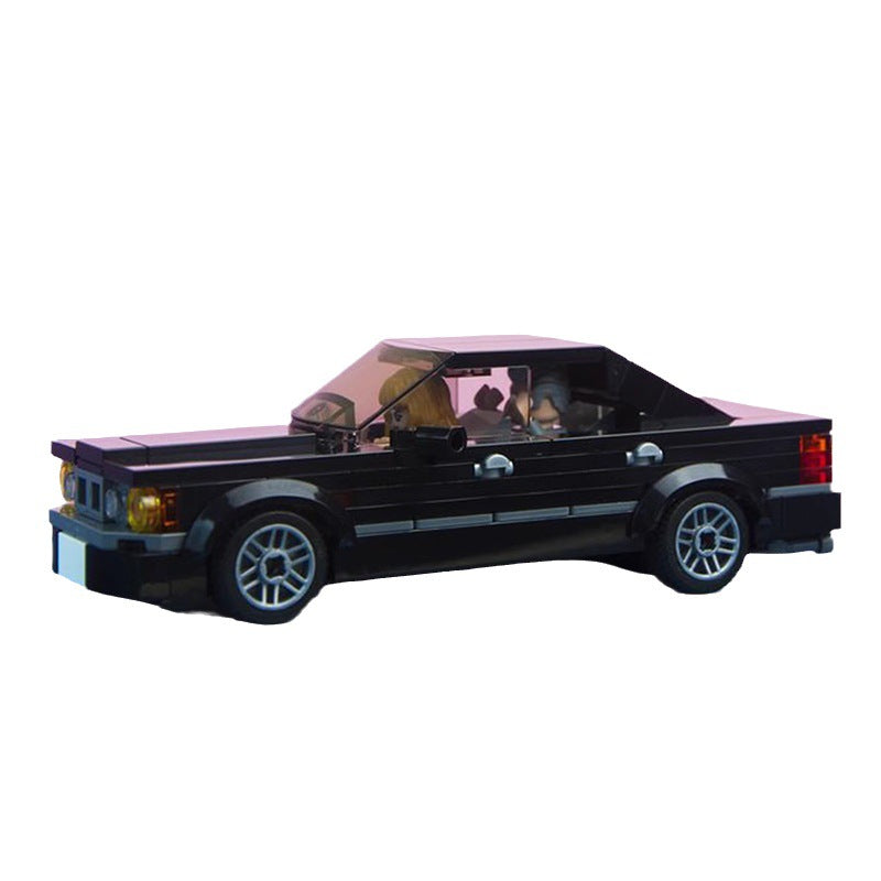bmw m5 e34 black building set | moc-113659 - 5