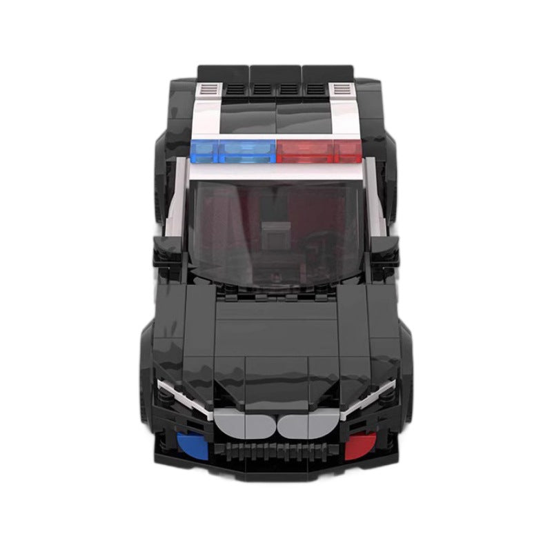 bmw m8 police building set | moc-82686 - 5