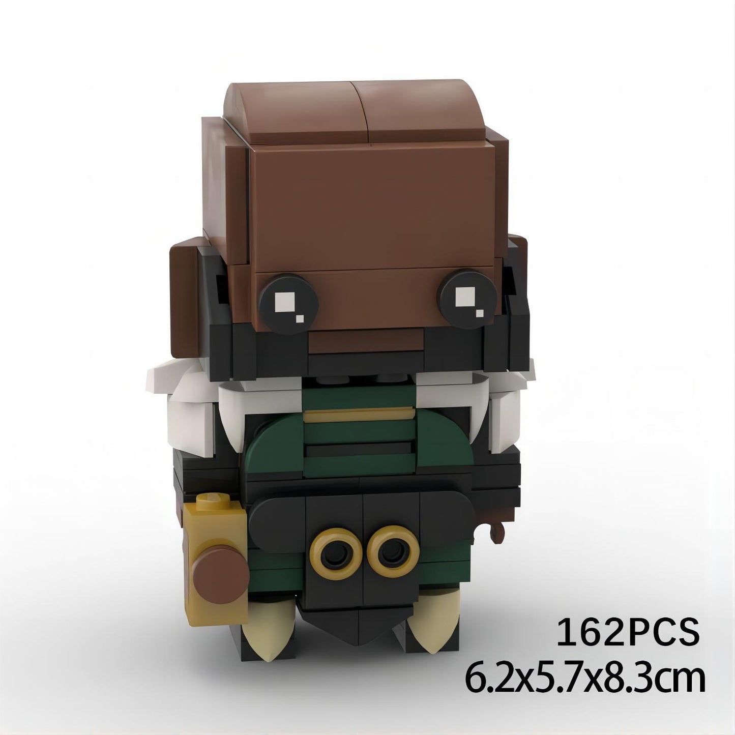 boastful loki brickheadz moc set | loki |lego-compatible - 1