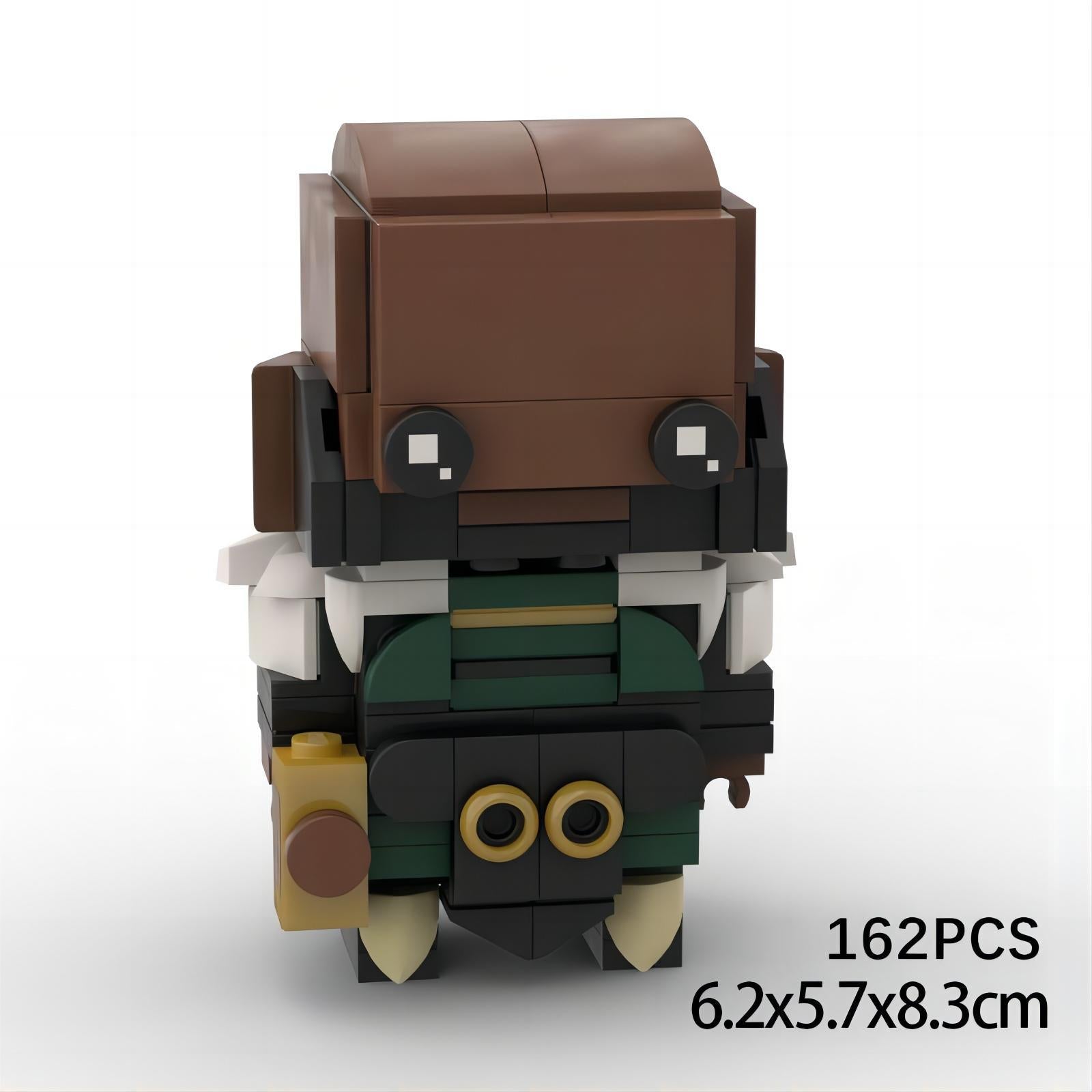 boastful loki brickheadz moc set | loki |lego-compatible - 1