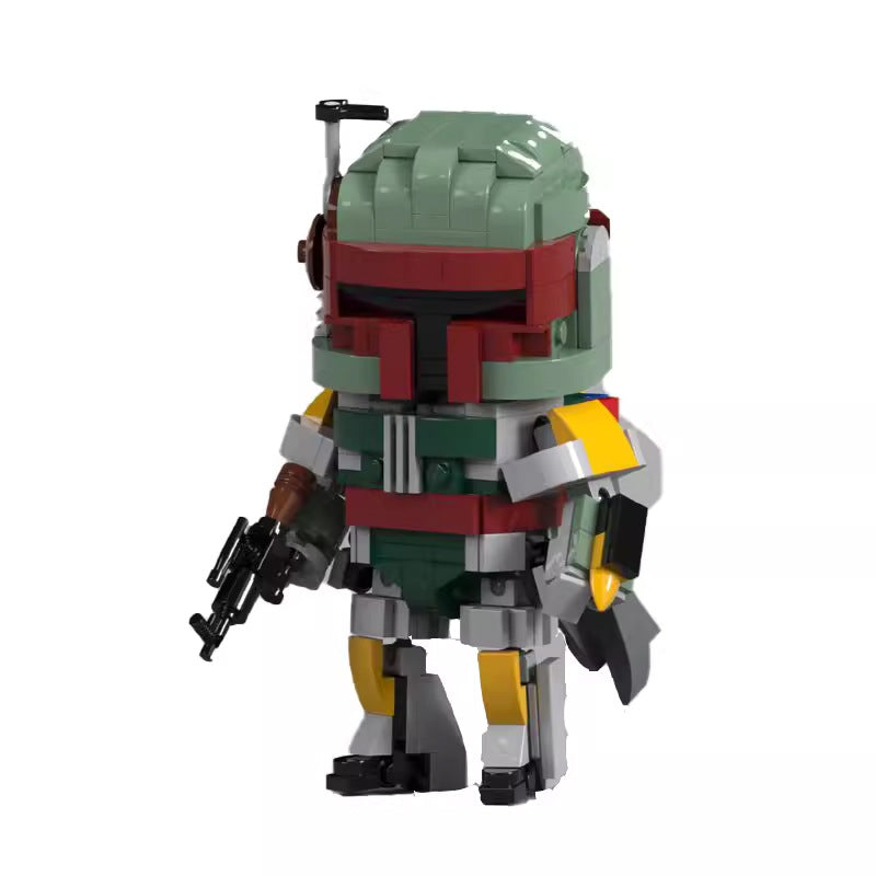 boba fett building set | star wars | moc-168461 - 4
