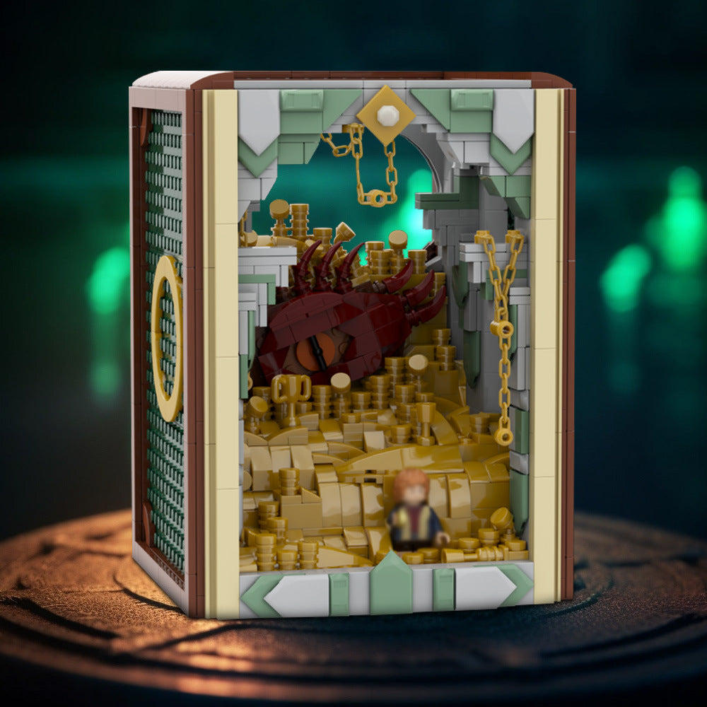 book nook smaug building set | lotr | moc-222251 - 1