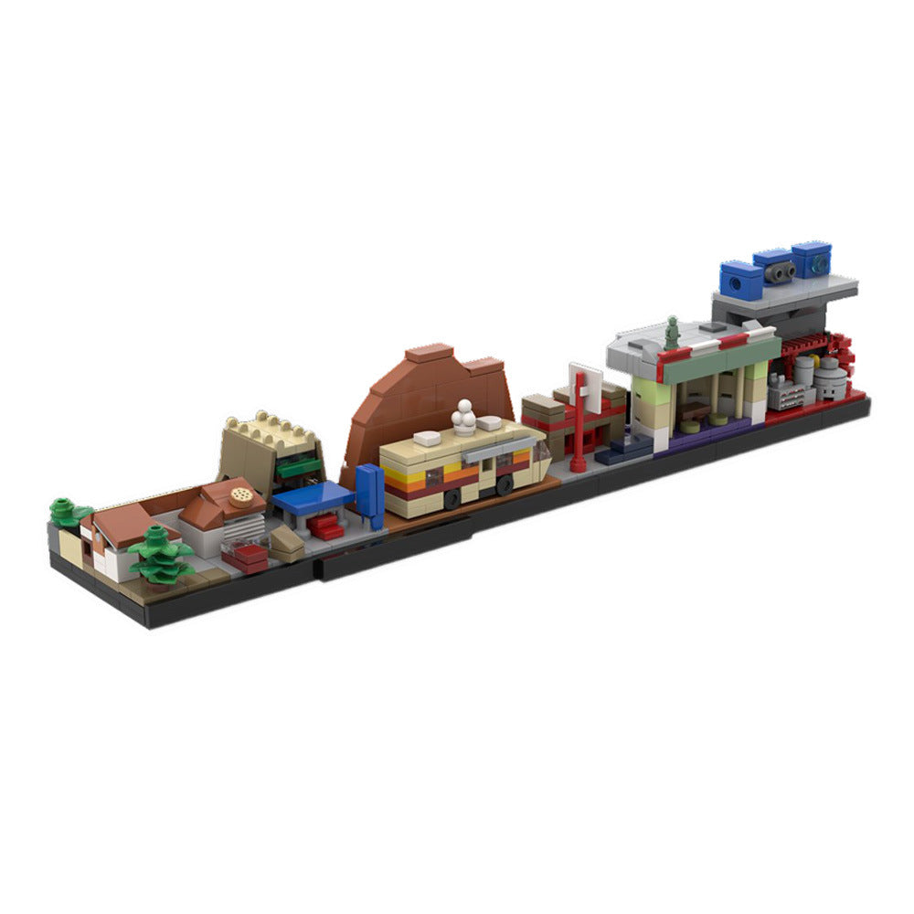 breaking bad skyline architecture building set | moc-20217 - 1