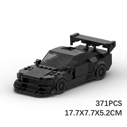 brian's nissan skyline r34 building set | moc-138041 - 8