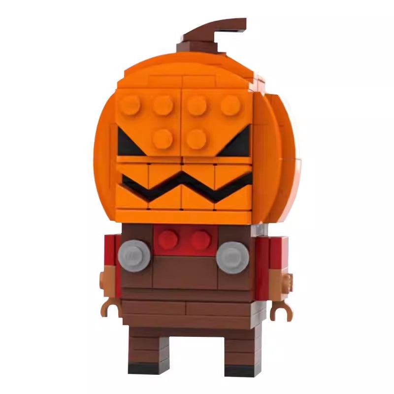 brick-o'-lantern brickheadz building set | moc-61664 - 3