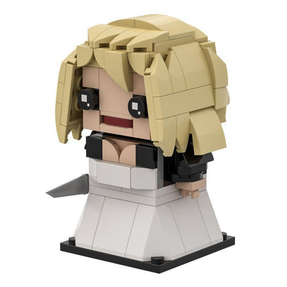bride of chucky brickheadz building set | lego compatible - 2