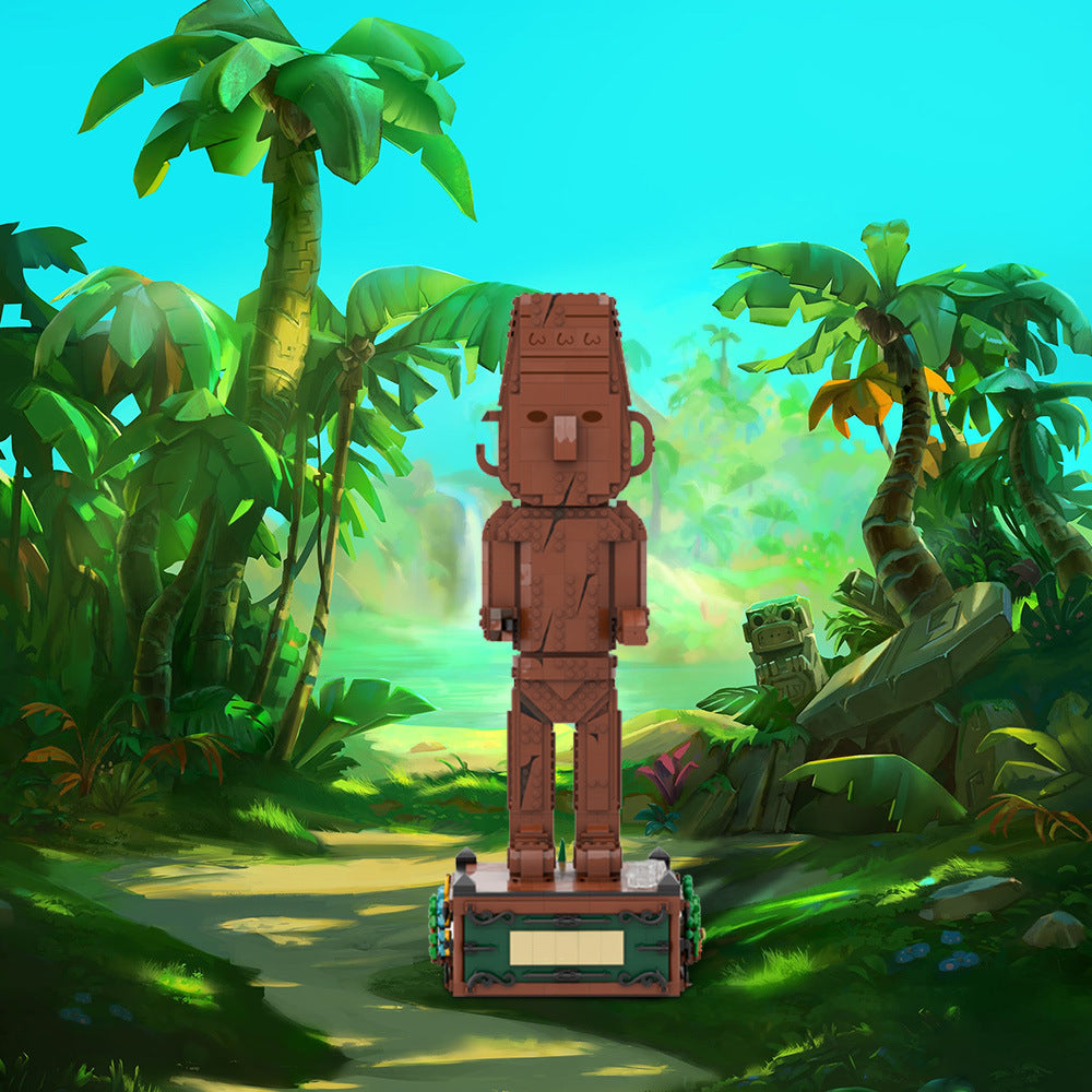 broken-ear idol building set | tintin | moc-189667 - 1