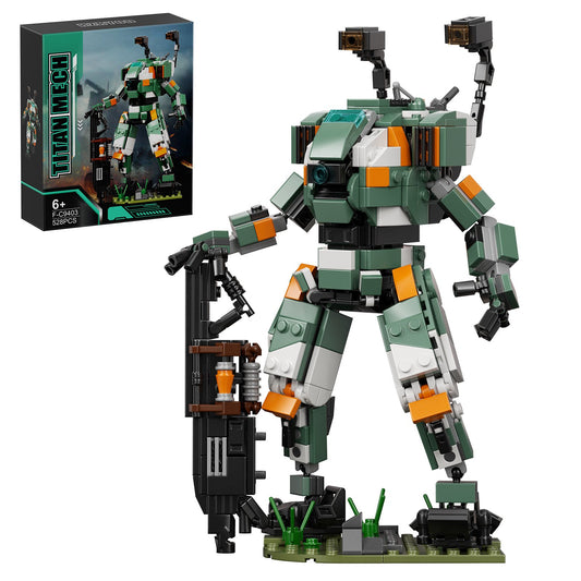 bt-7274 titan mecha robot building kit - vanguard-class mech model - 4