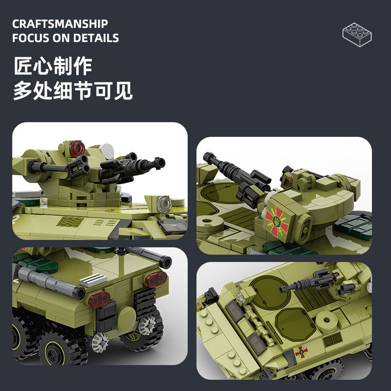 btr-4 "bucephalus" armored vehicles - building blocks - wange bricks - 2