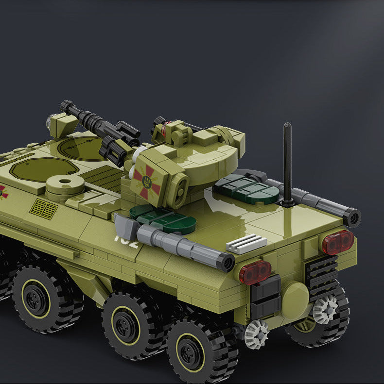 btr-4 "bucephalus" armored vehicles - building blocks - wange bricks - 6