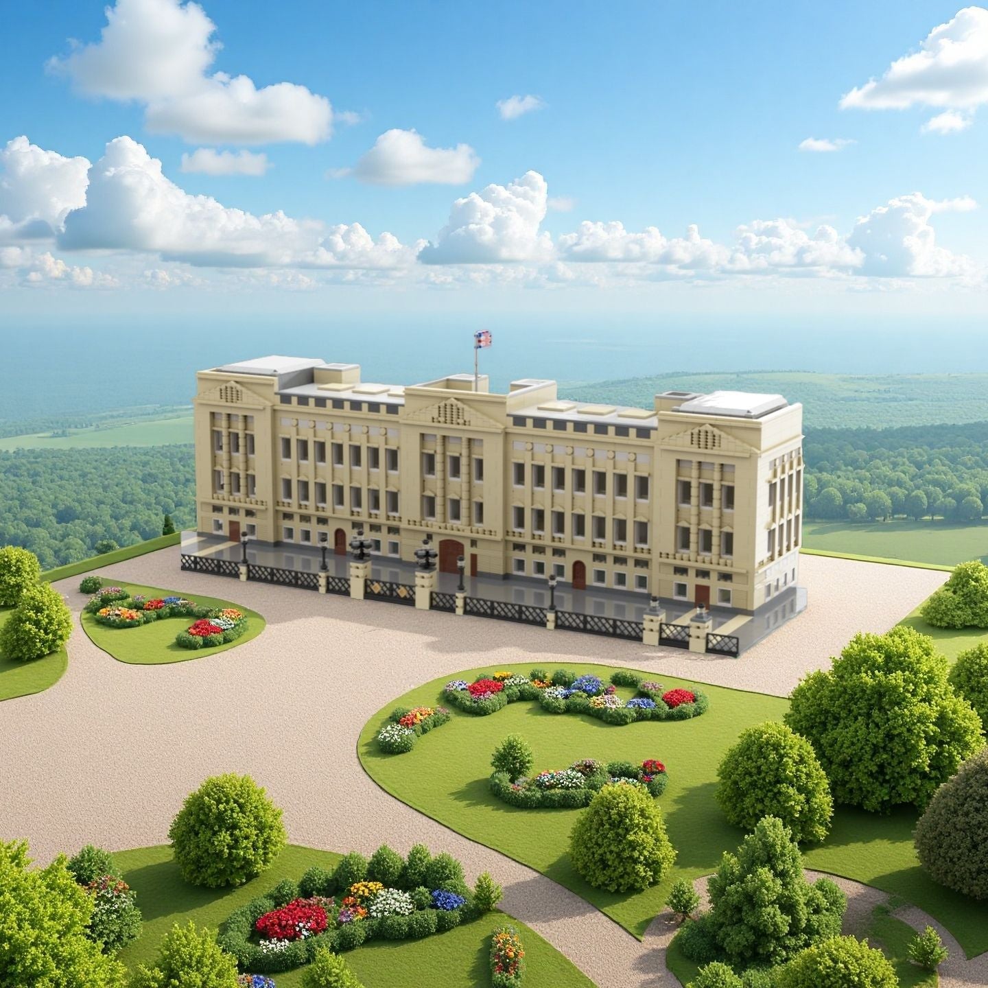 buckingham palace building set | moc-30500 - 1