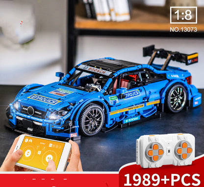 Building Block Toys Blue Racing Mobile Phone APP Programming 1989 pcs