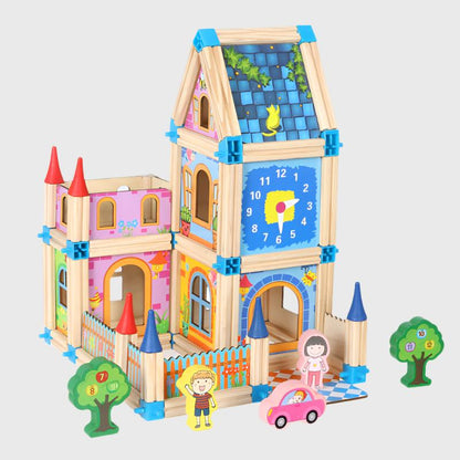 Building Block Variety Of Creativity To Build Castle 128/268 pcs 128pcs