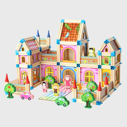 Building Block Variety Of Creativity To Build Castle 128/268 pcs