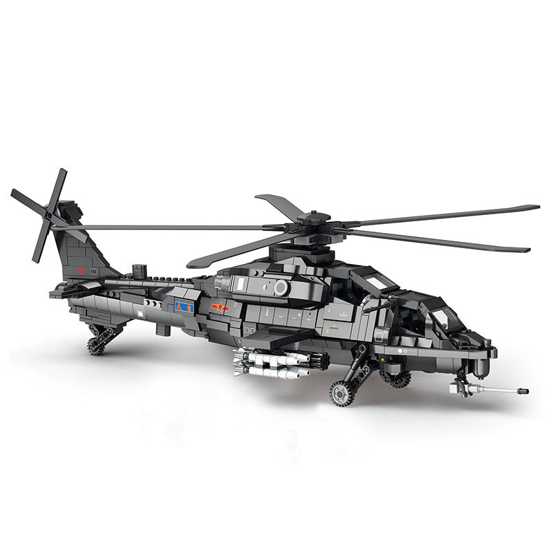 caicz-10 armed helicopter building block set - juhang 88019 - 5