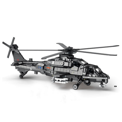 caicz-10 armed helicopter building block set - juhang 88019 - 5