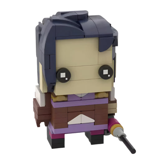caitlyn brickheadz building set | league of legends | lego-compatible moc - 2