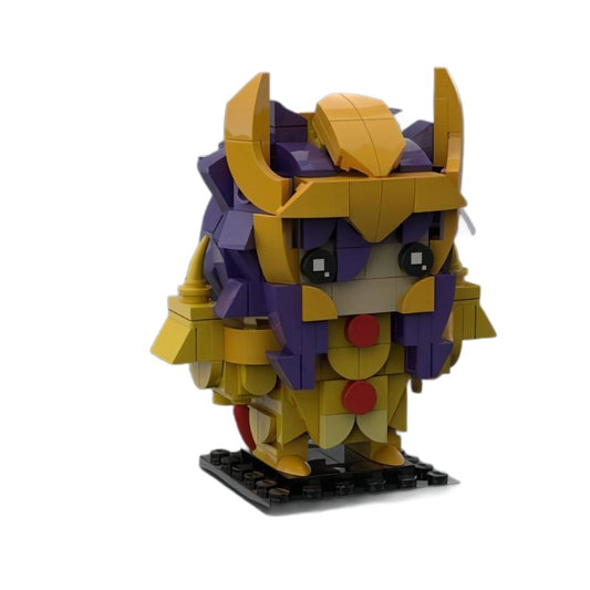 cancer no deathmask brickheadz building set | saint seiya | moc-94001 - 2