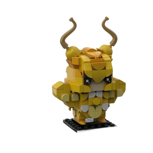 capricorn no shura brickheadz building set | saint seiya | moc-95923 - 2
