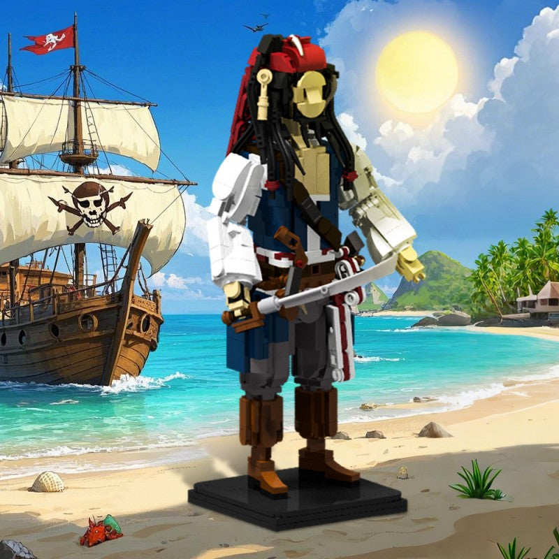 captain jack sparrow building set | moc-204804 - 1