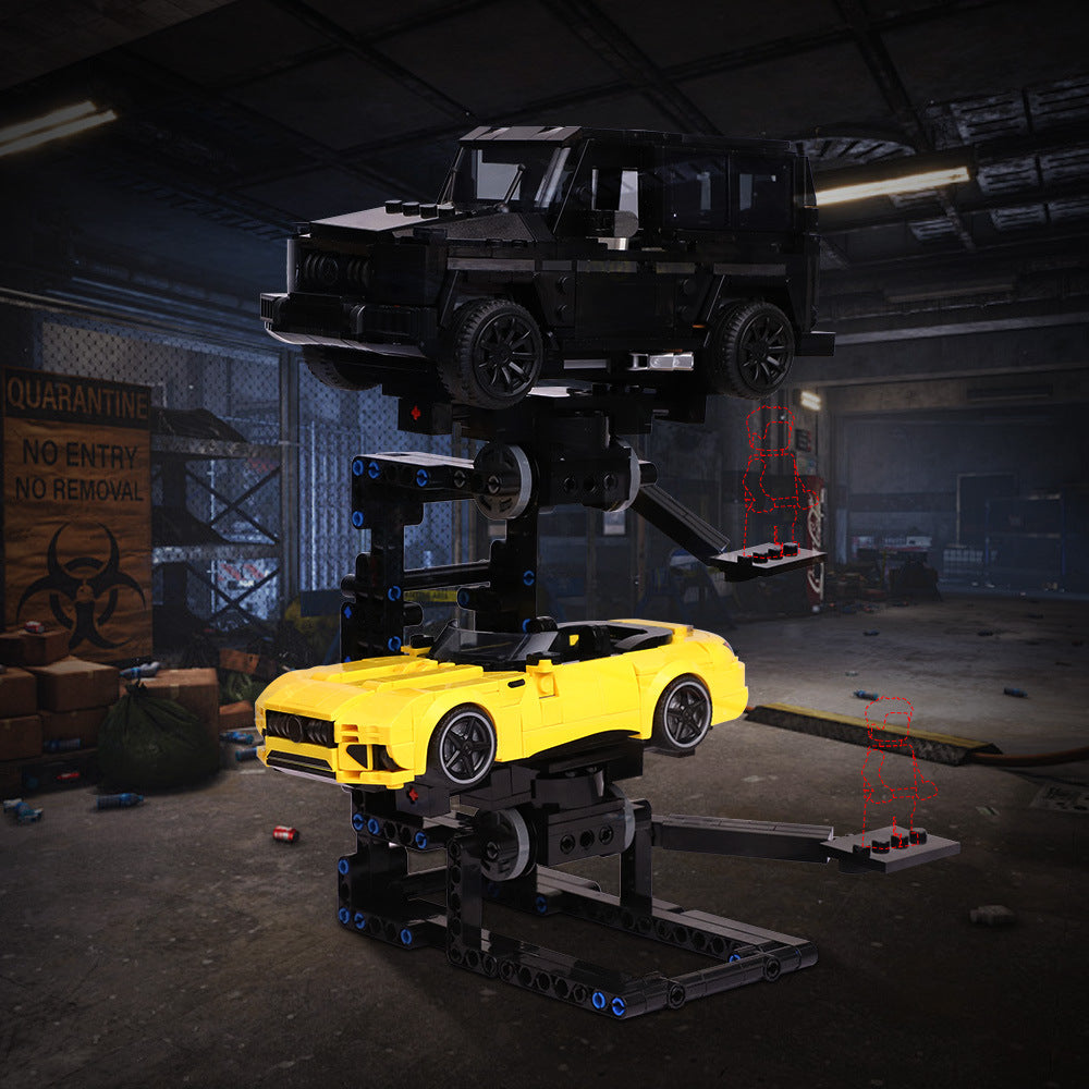 car display stand building set | lego compatible - 1