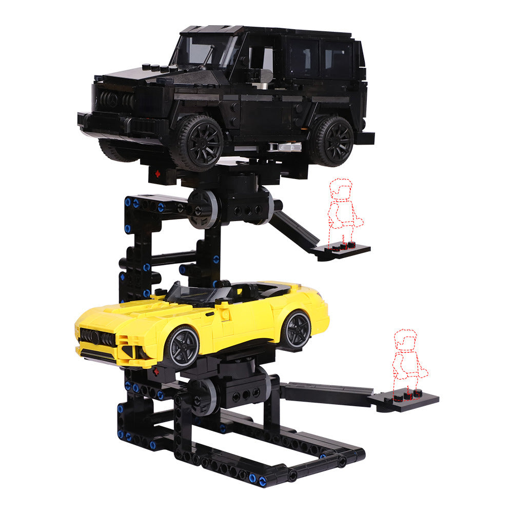 car display stand building set | lego compatible - 6
