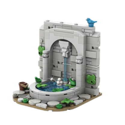 castle's fountain building set | moc-136382 | moc-132385 - 1