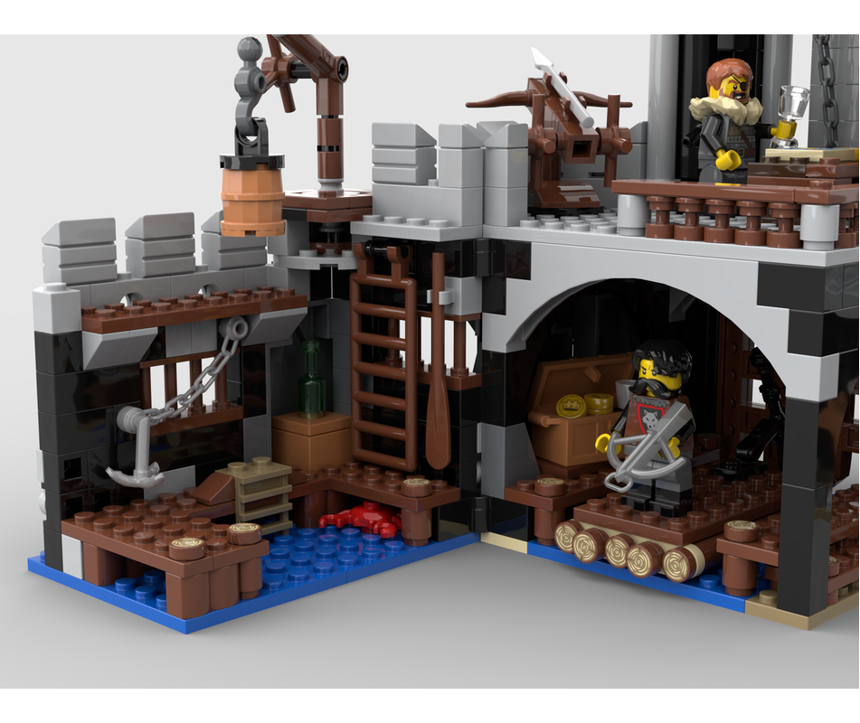 castle wolfstone building set | moc-193275 - 4