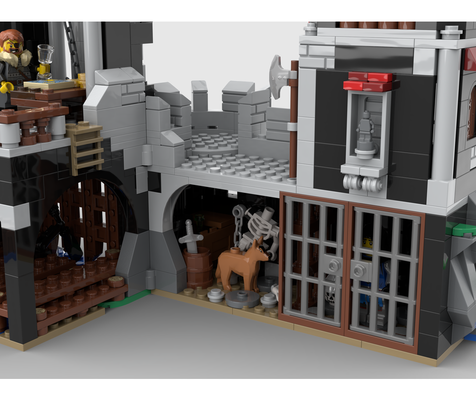 castle wolfstone building set | moc-193275 - 5