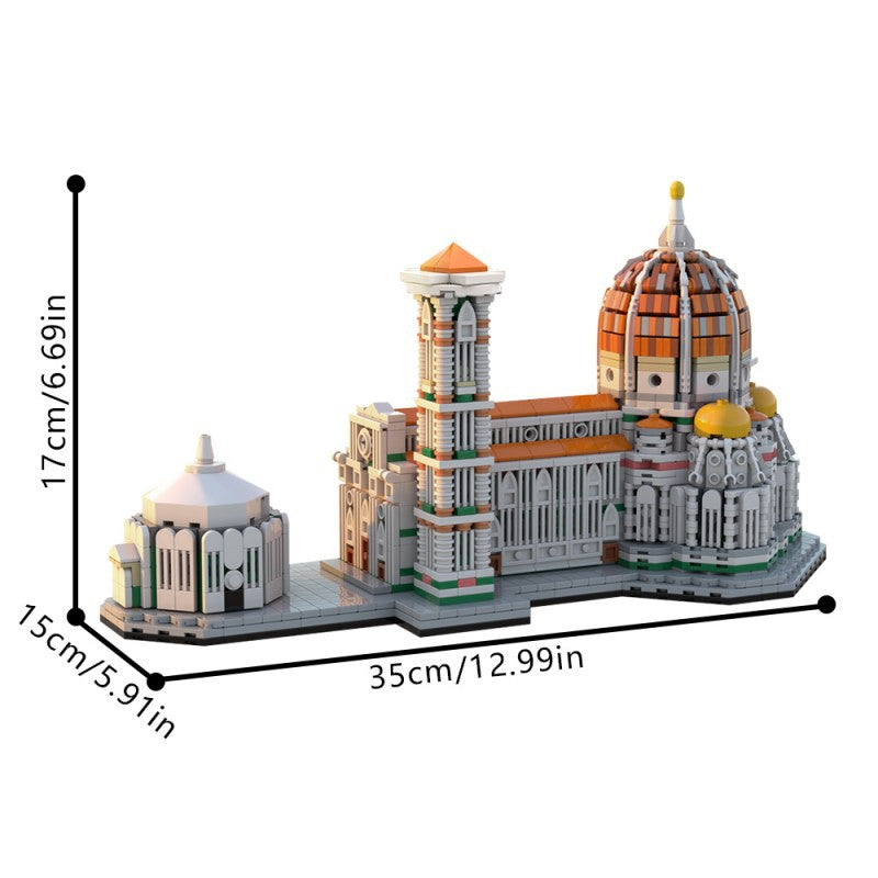 cathedral of florence building set | moc-183760 - 2