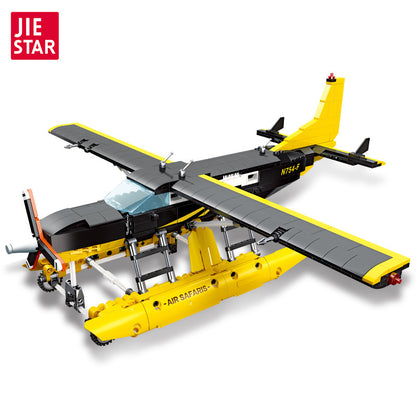 cessma 208 caravan aircraft building set - 739 pcs | jiestar 9172 - 4