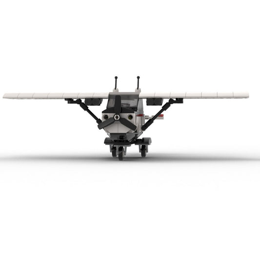 cessna 172 sky adventure plane building set | moc-27144 - 1