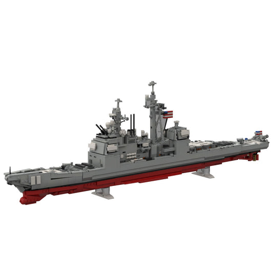 cg-72 uss vella gulf missile cruiser building set | ticonderoga | moc-212474 - 2