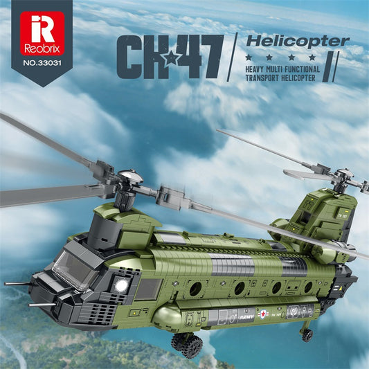 ch-47 heavy multi functional transport helicopter - reobrix 33031 - 1