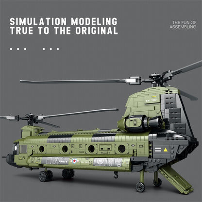 ch-47 heavy multi functional transport helicopter - reobrix 33031 - 2