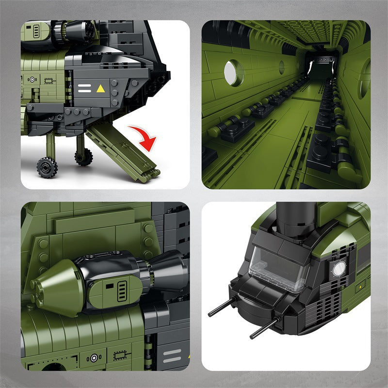 ch-47 heavy multi functional transport helicopter - reobrix 33031 - 4