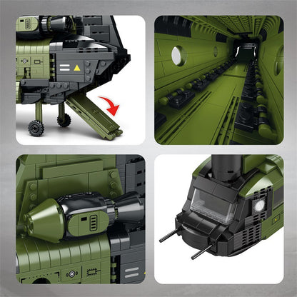 ch-47 heavy multi functional transport helicopter - reobrix 33031 - 4