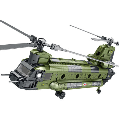 ch-47 heavy multi functional transport helicopter - reobrix 33031 - 5