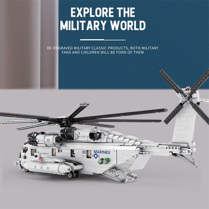 ch-53e helicopter building block set - 2192 pcs reobrix 33037 - 2