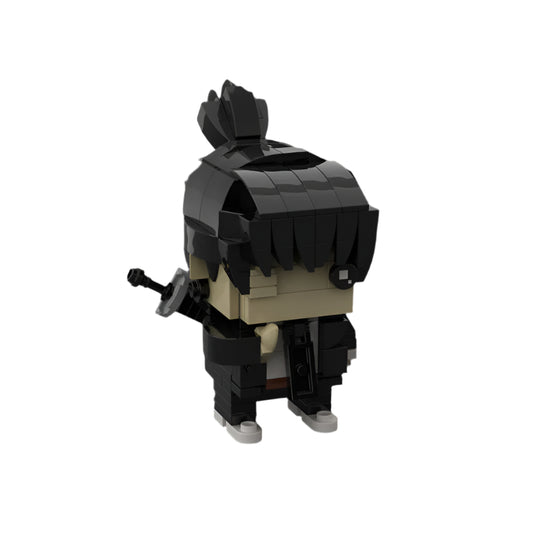 chainsawman aki brickheadz building set | moc-142513 - 1