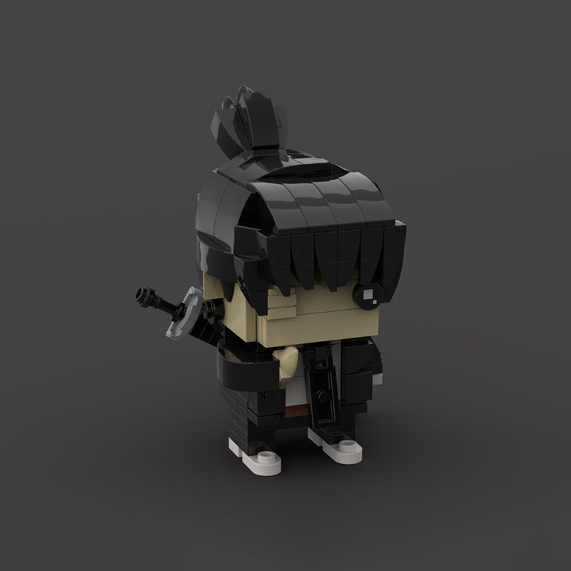 chainsawman aki brickheadz building set | moc-142513 - 3