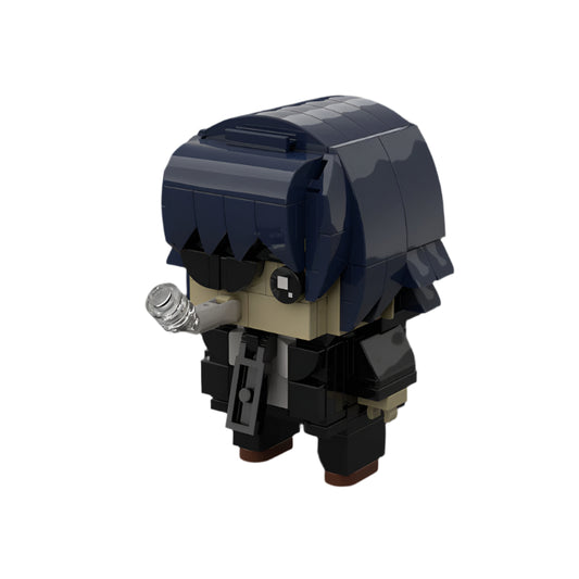 chainsawman himeno brickheadz building set | moc-142514 - 1
