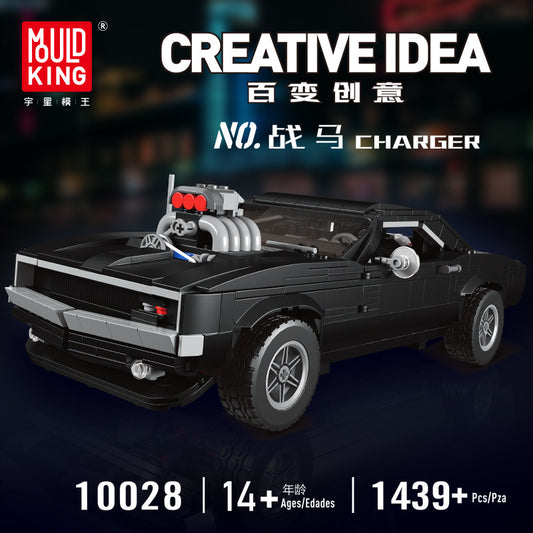 charger car building set - 1439 pcs | mouldking 10028 - 1