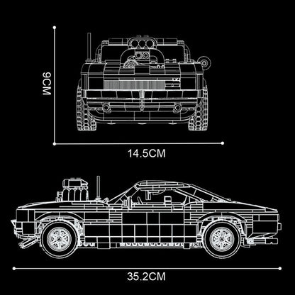 charger car building set - 1439 pcs | mouldking 10028 - 5