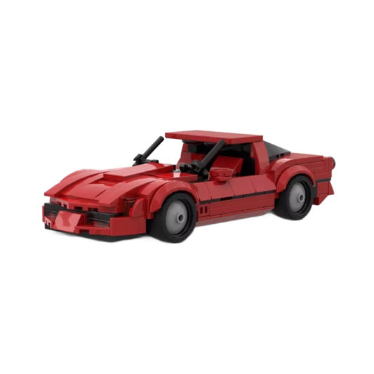 chevrolet corvette c4 building set | moc-182256 - 3
