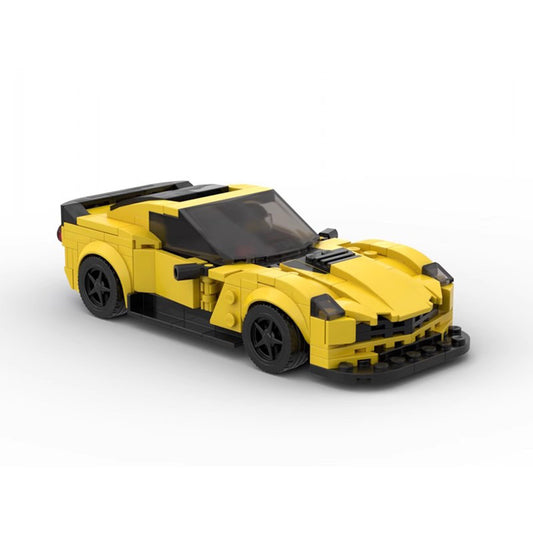 chevrolet corvette z06 building set | moc-57450 - 1