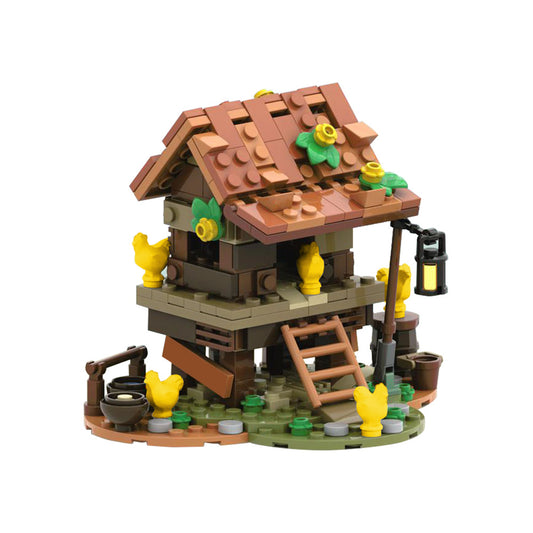 chicken coop building set | moc-152603 - 2
