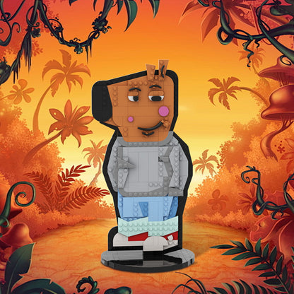 chill guy building set | lego compatible - 1