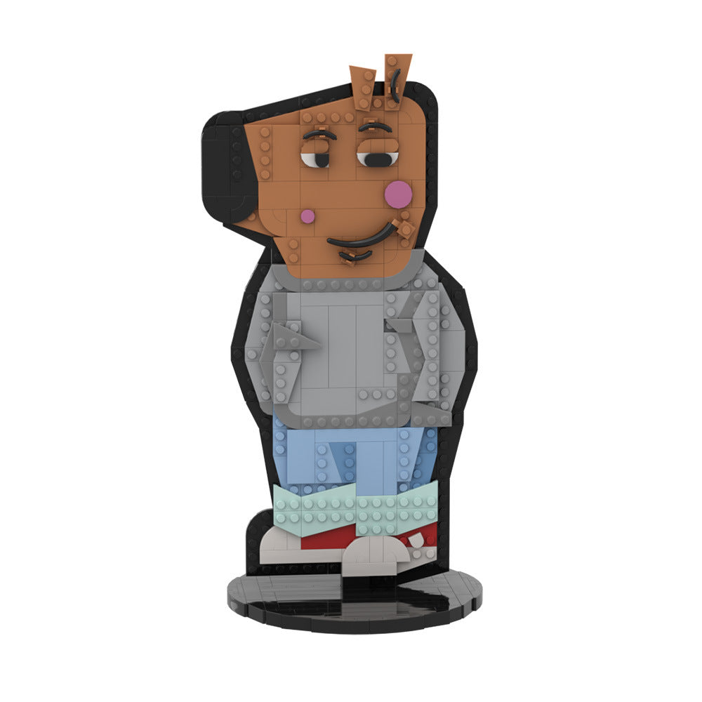 chill guy building set | lego compatible - 3